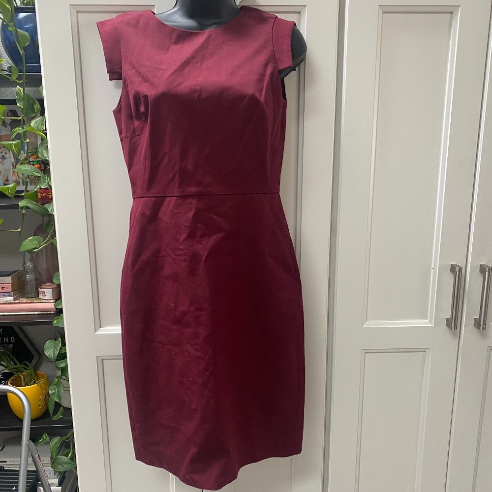 J Crew Maroon Dress